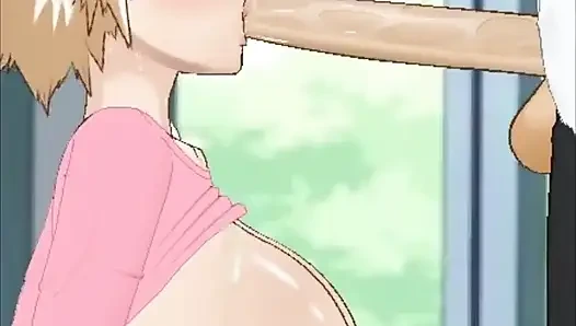 Mitsuki dankt ihm, dass er mit stiefsohn freund ist, indem er ihre kehle gefickt wurde