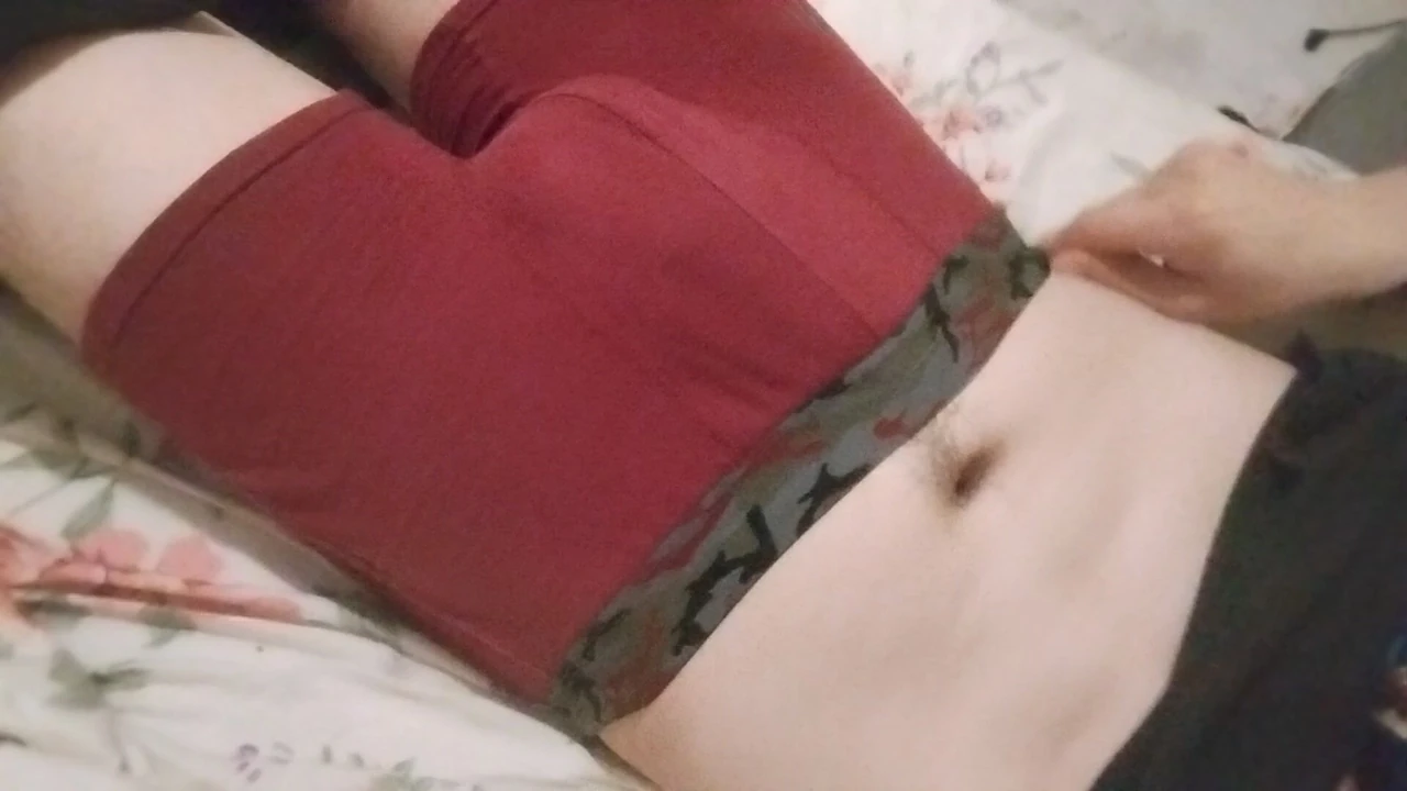 Hot masturbation in bed