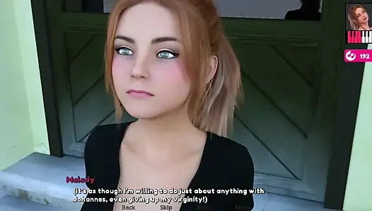 Melody #28 - Johannes ve Melody duş aldı ve ona sakso çekti ve yüzüne boşalttı