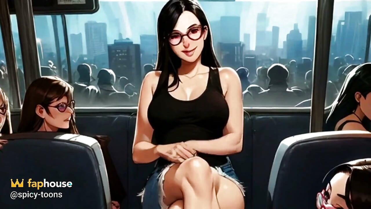 Lin Gives a Footjob on the Train