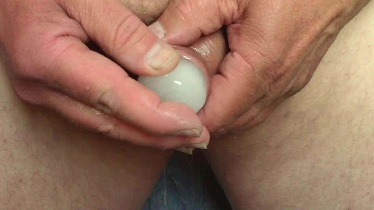 Foreskin with ice - part 2