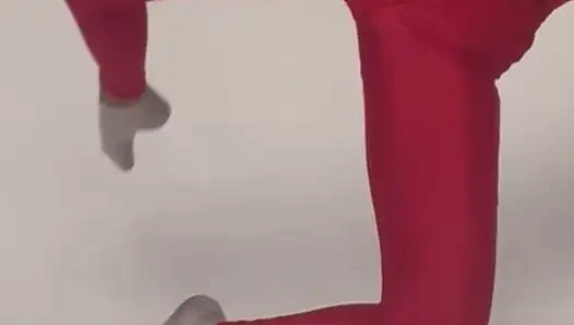 Menggoda yoga kaki panjang