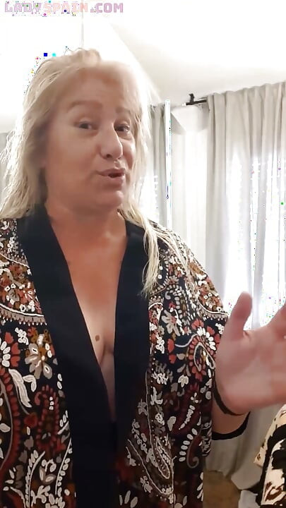 Fina Dresses in a Lace Outfit. Huge Bouncing Tits