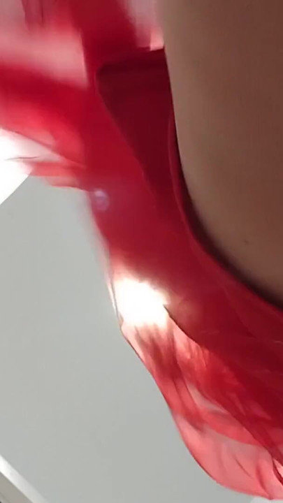 Emotional moment from "Horny mom undresses and masturbates with moans. Naughty sexy milf tries on naked clothes."