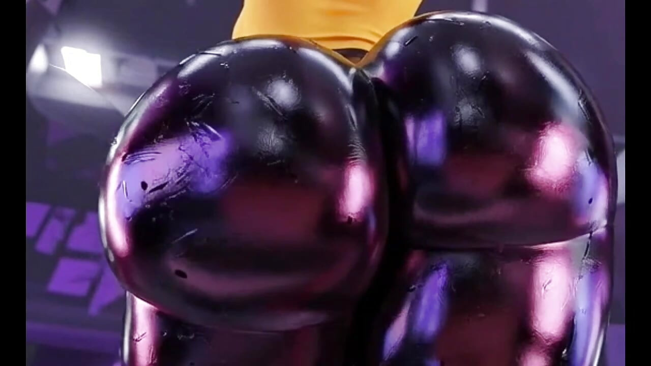 A fiatal bbw gazdagon táncol