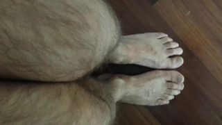 Masturbation and feet