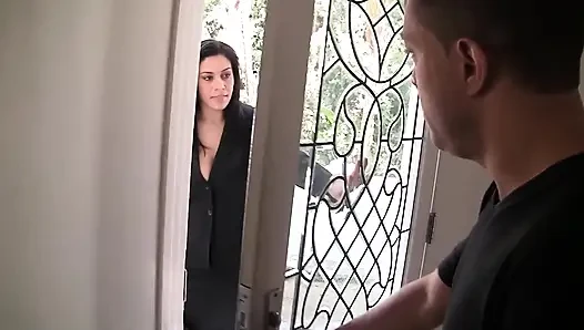 Sexy Raylene gets to ride on huge cock and sucks it deep