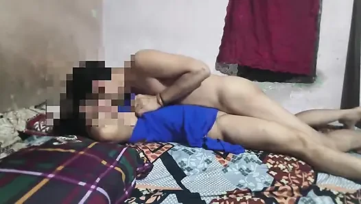 Boss's Sexy Stepdaughter Giving Blowjob and Riding Dick in Room