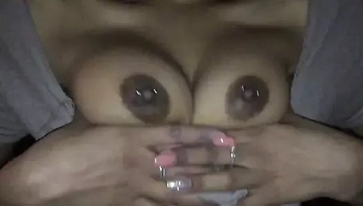 Pierced Indian tits bouncing in slow motion