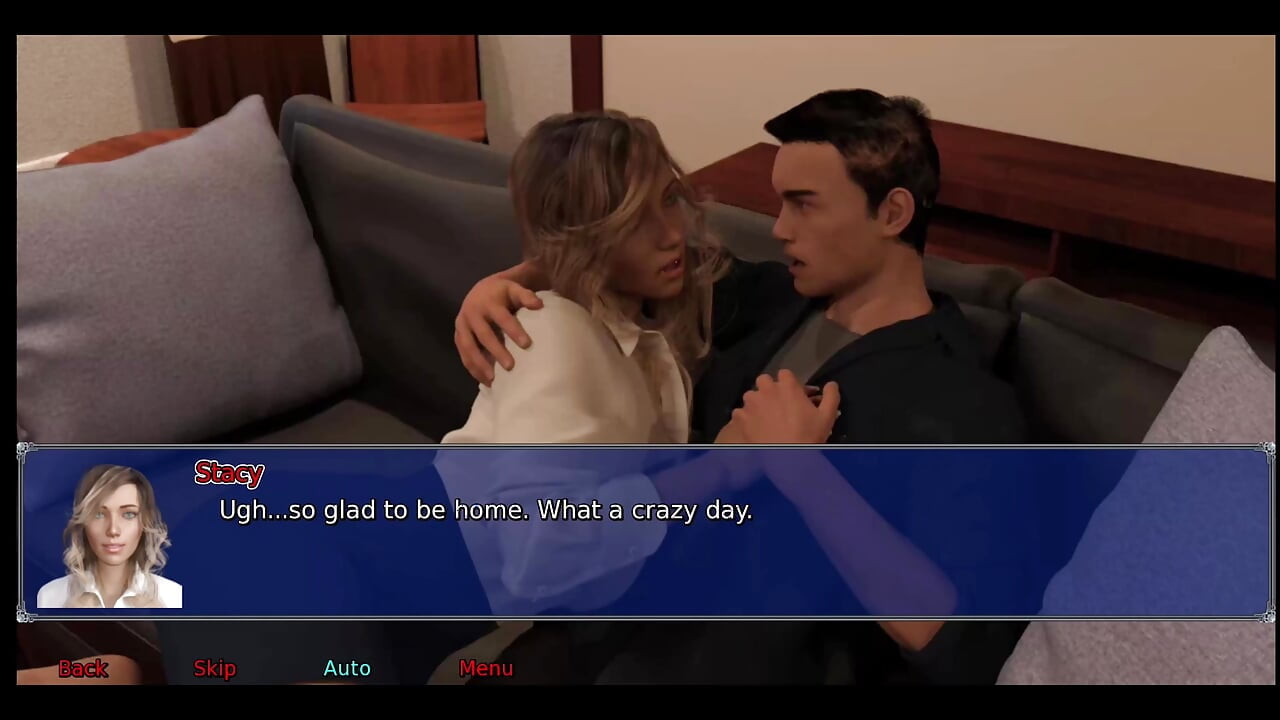 Ofisteki evli kadın #2 Simon Stacy'nin eteğine bakıp duruyor.