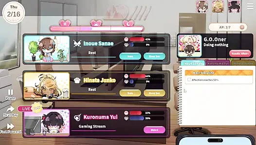 3 v-lovers inoue suka banget nyepong, jilat kontolmu, dan telan spermamu