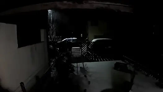 Shiny Yellow Downjacket BJ - Pussy Rules Shirt and Double Cum on My Clothes