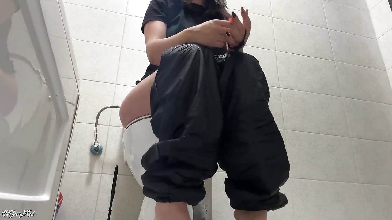 Crazy Toilet Farts in Black! Nipple Pops