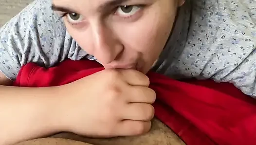 I give him a blowjob and he lick me inside my ass and pussy for 2 hours !
