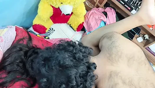 Hot bedroom night dress romantic hot fuck by kerala mallu couples