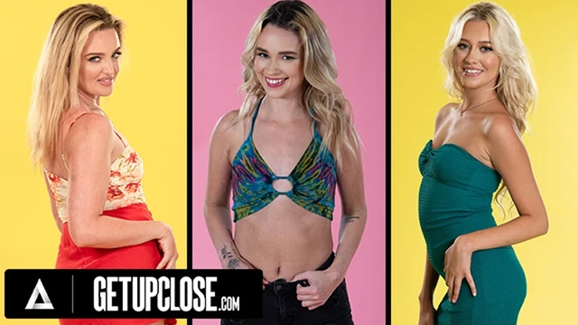 UP CLOSE - HORNY BLONDES COMPILATION! WITH CHARLIE FORDE, SKYLER STORM, & KHLOE KINGSLEY