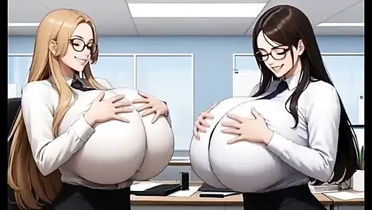 Lesbian kantor, ai animation