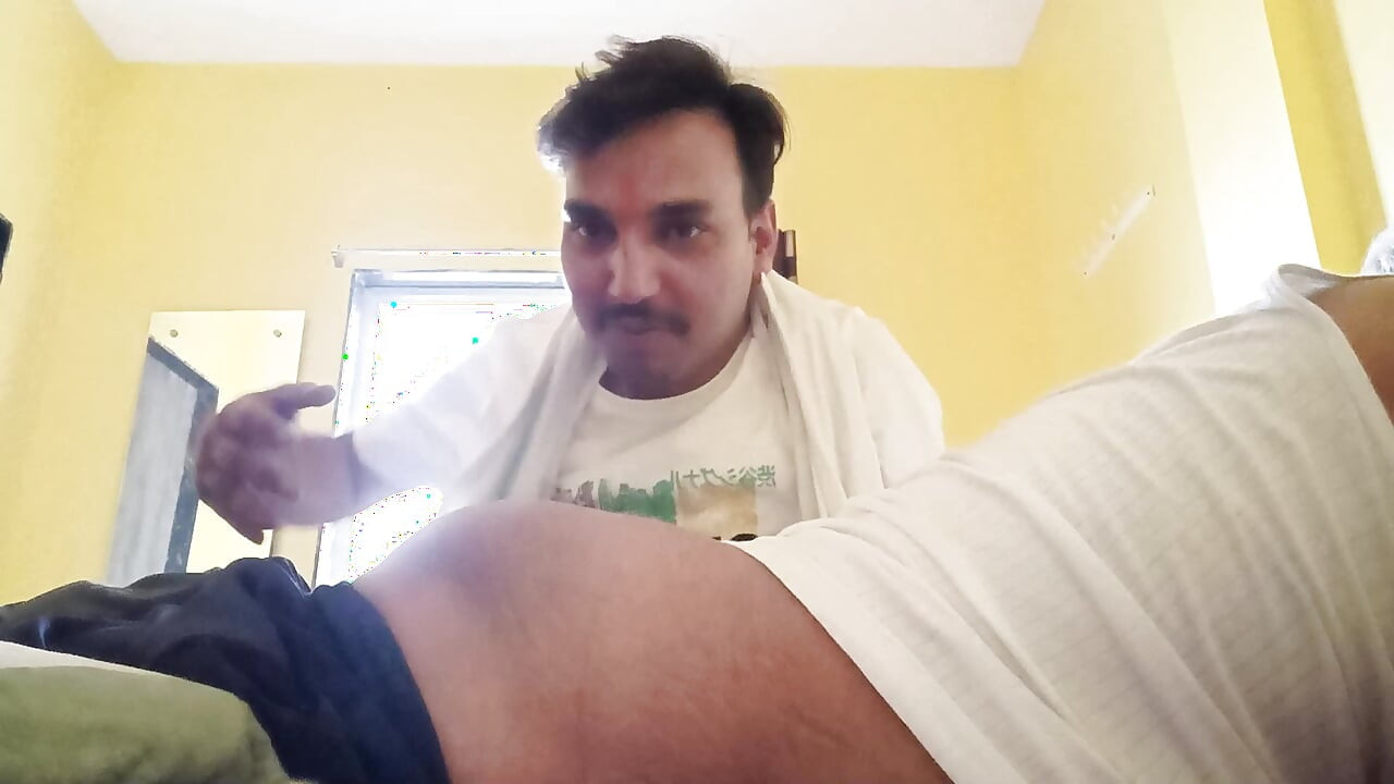 Indian desi police officer get sucked and fucked by neighbour