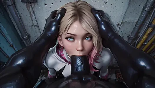 She Let the Symbiote Fill Her for Power - AI GENERATED