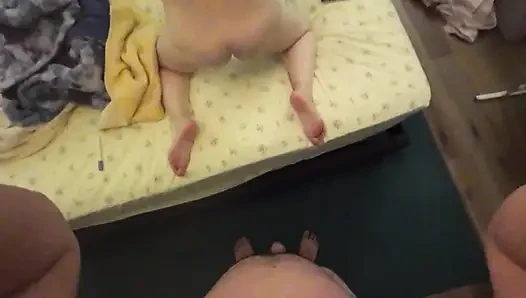 Chinese MILF Slutty Kitty lets Yummy Jimmy write on her ass and cum in her tight juicy pussy on Valentine's Day