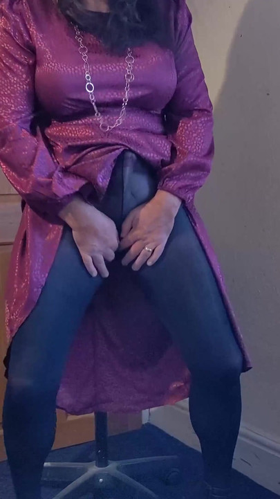 Memorable moment from "Cum in Tights"
