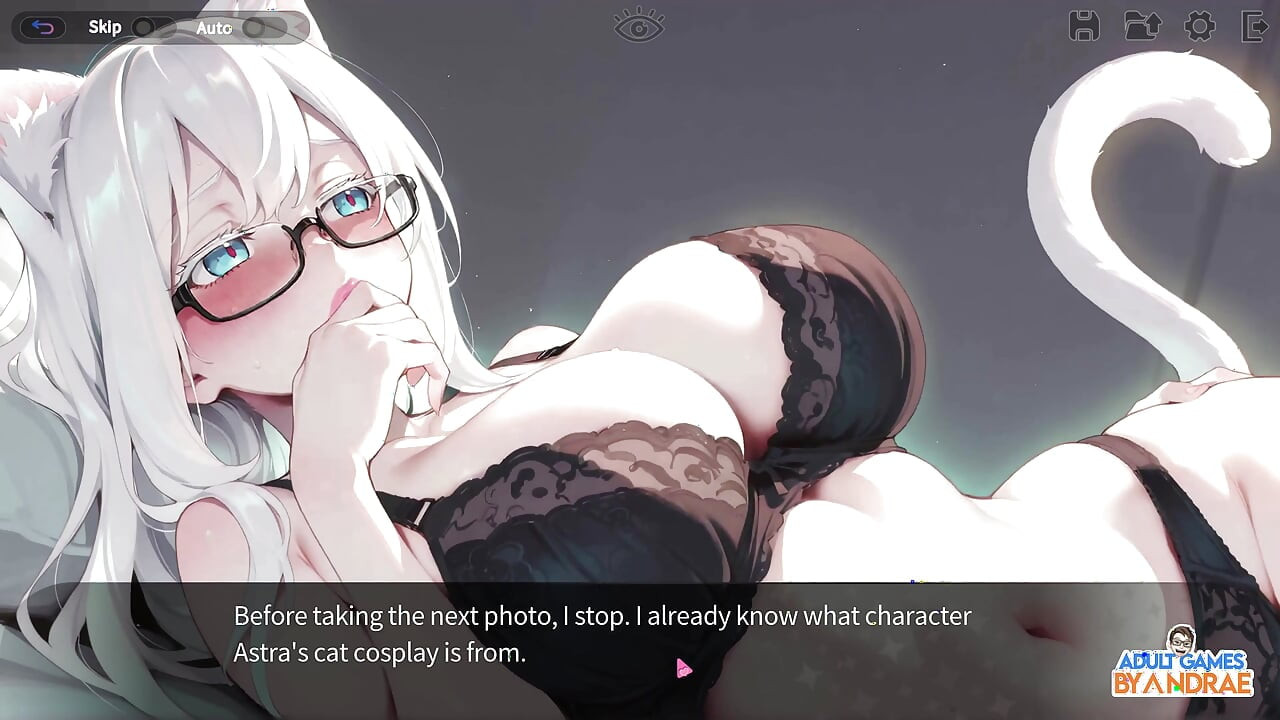Hemlig sexig streamer spel del 2 - Astras hemliga Cosplay avslöjad