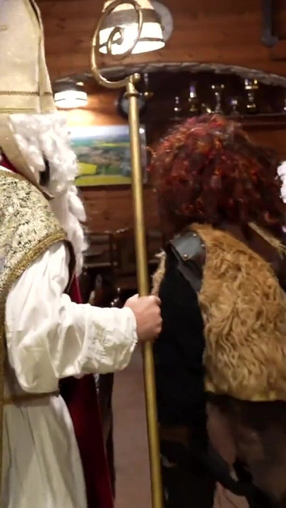 Spectacular moment from "Czech Streets - St. Nicholas Orgy"