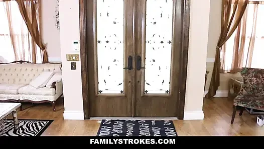 Slutty teen girlfriend fucked my Stepdaddy on thanksgiving