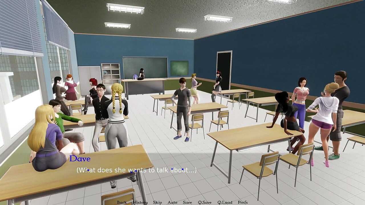 Ebony Teen Blows Fat White Loser-bound by Lust #5- Gameplay