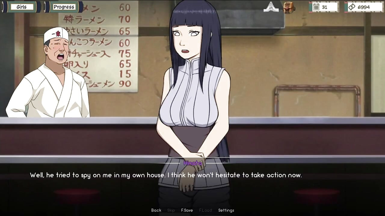 Naruto - Kunoichi Trainer 0.14.1 část 50 Hinata Kouření - Mikasa Sex od Loveskysan69