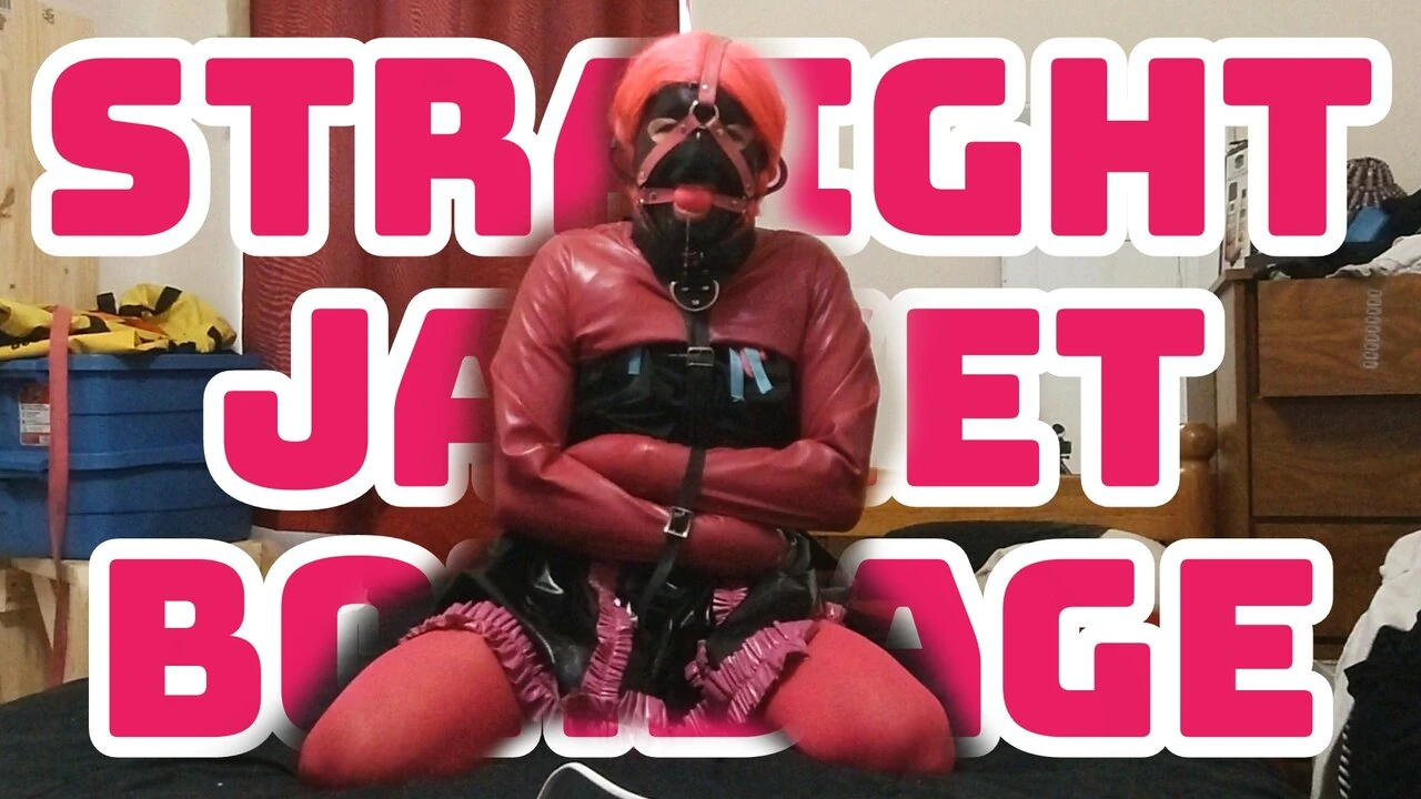 Áo khoác thẳng Bondage - Sissy maid