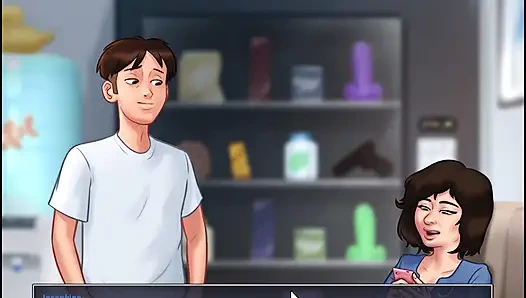 Yaz mevsimi efsanesi - Jenny'nin göğüslerini emiyor