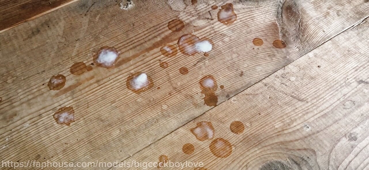 A big-cocked country virgin tasted a stranger's cum-covered cock.