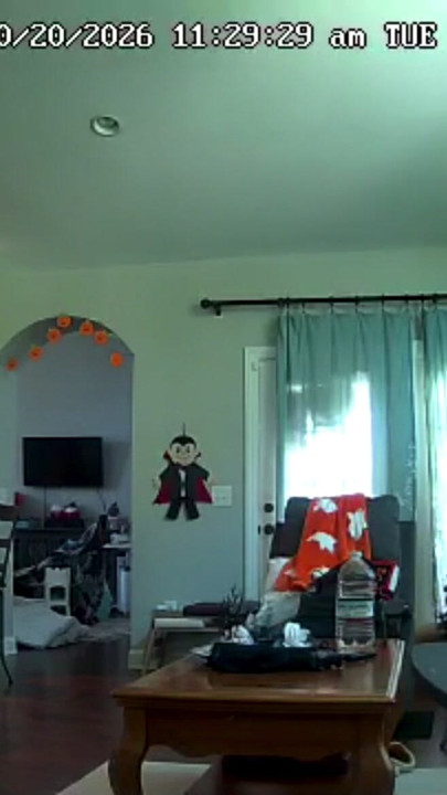 Camera catches MILF playing with pussy on couch | Clip 1