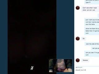Big tits in bath on webcam, big cock cum