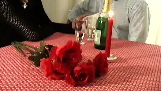 Mature Brunette's Wild Gangbang with Dripping Creampie Finale
