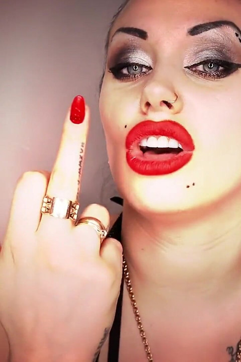 Wank to my middle finger stupid jerkaholic!
