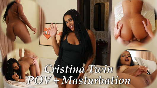 Sexy grande culo bruna POV scopata e masturbazione