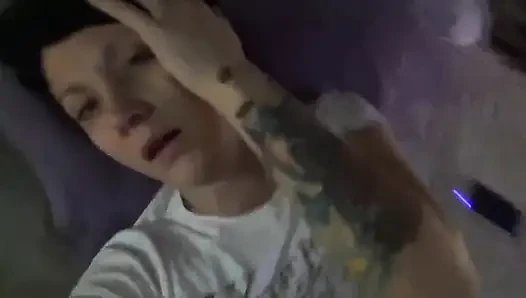 Erotis topless coughing