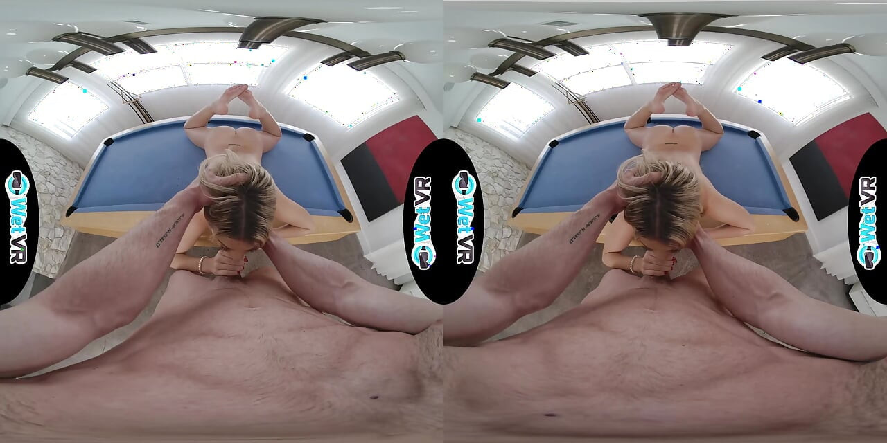 Big Cock Shoots A Load In Ashley Alexander's Corner Pocket