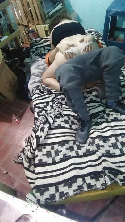 Girl with Montano Dress with the Mattress on the Floor