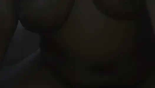Quickie and Cumming Together as He Looks and Plays with My Big Boobs