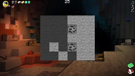 HornyCraft Minecraft Parody - Steve Gets Sloppy Deepthroat Blowjob from Jenny for a Diamond