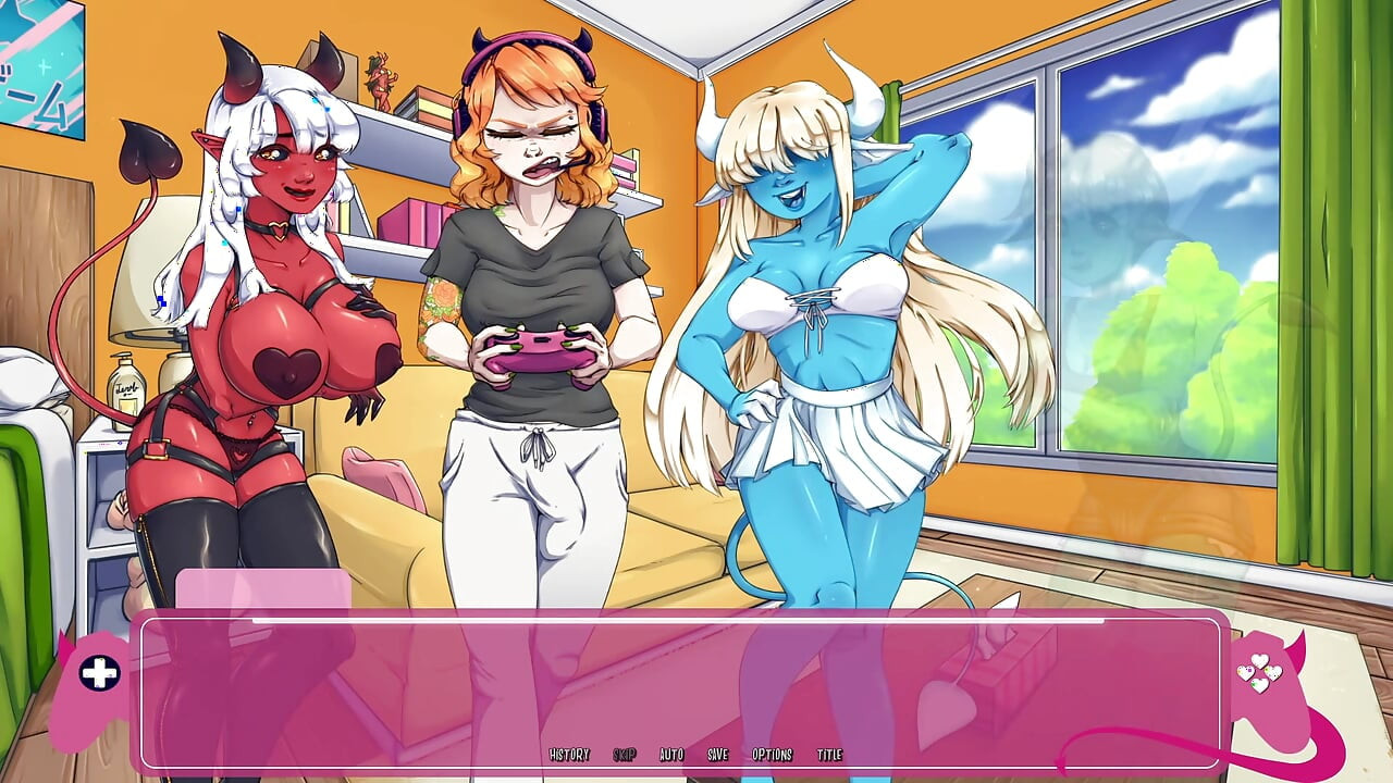 Sexy Succubus Introduces Futa To Her Friends - Demons Rise Up!