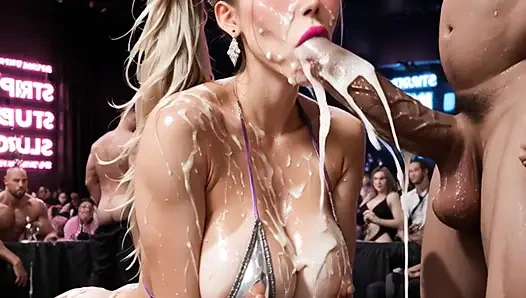 ВИДЕО ШЛЮШЕК В ПОДЗЕМЕЛЬЕ AI, ПОДБОРКА 111 - СТРИПТИЗЕРША CALI, ЧАСТЬ 3