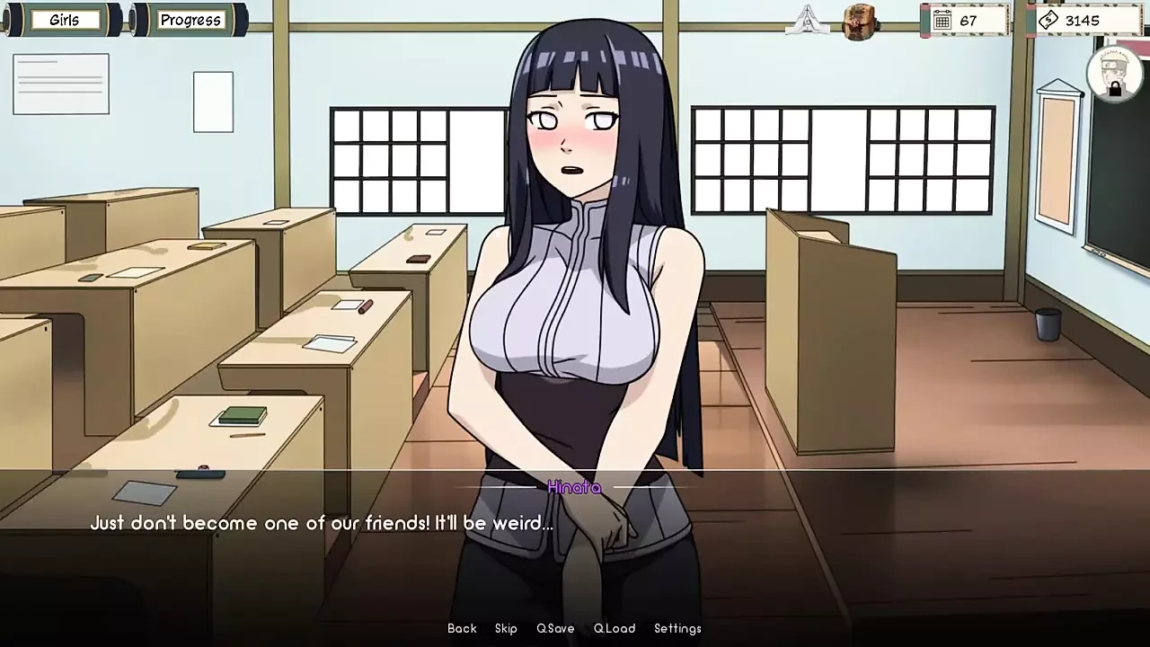 Kunoichi Trainer - Naruto Trainer v0.21.1 Parte 110 Hitana Fodida Bem em Sala de Aula por Loveskysan69