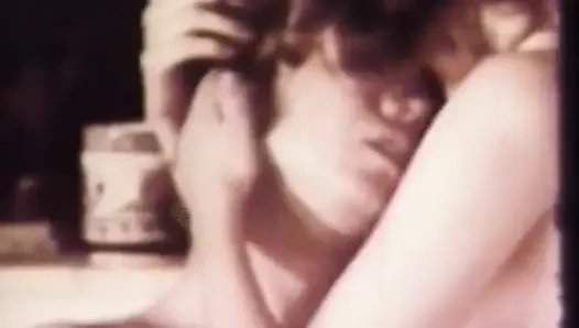 Verrückter retro-lesbensex