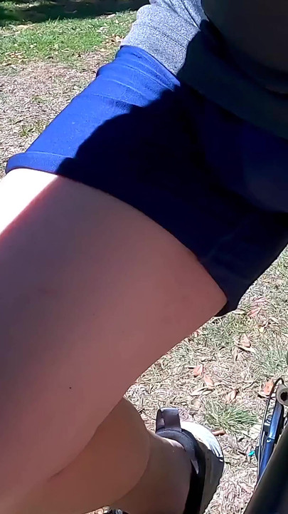 Jaw-dropping moment from "Riding a bike with my cock flashing in a exhibitionist dare"