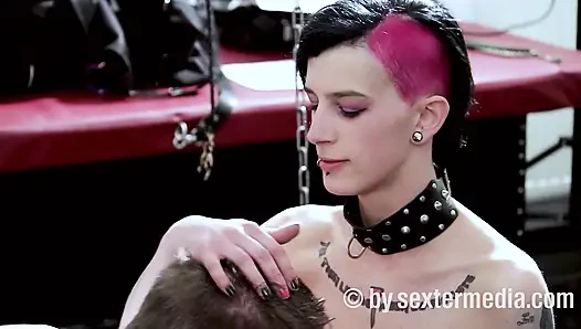 Behaarte Muschi Mit Bondage Fetisch