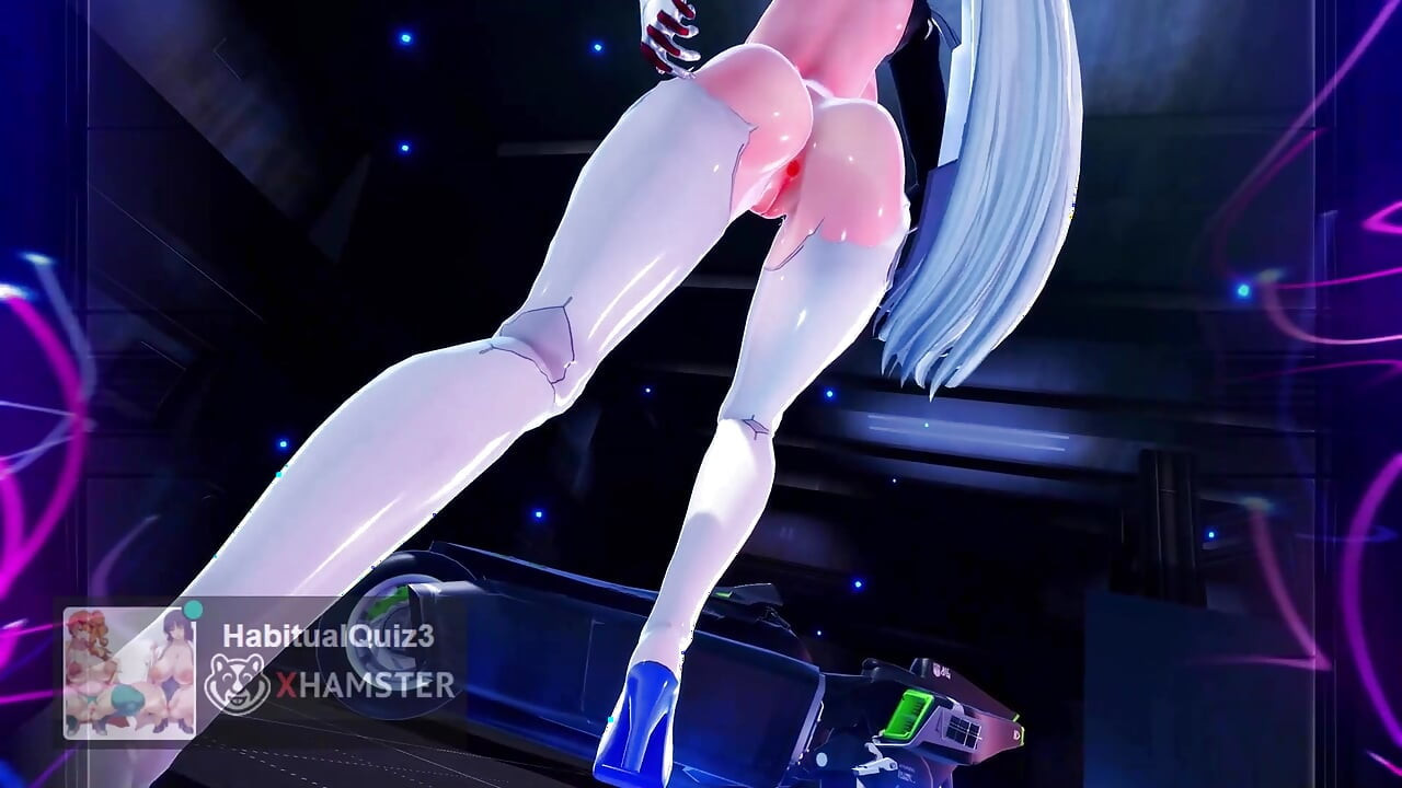 Mmd r18 HK416 Klukai Kancolle Klucolle Klucolle 코스프레 아헤가오 댄스 3D 헨타이 엉덩이 섹스